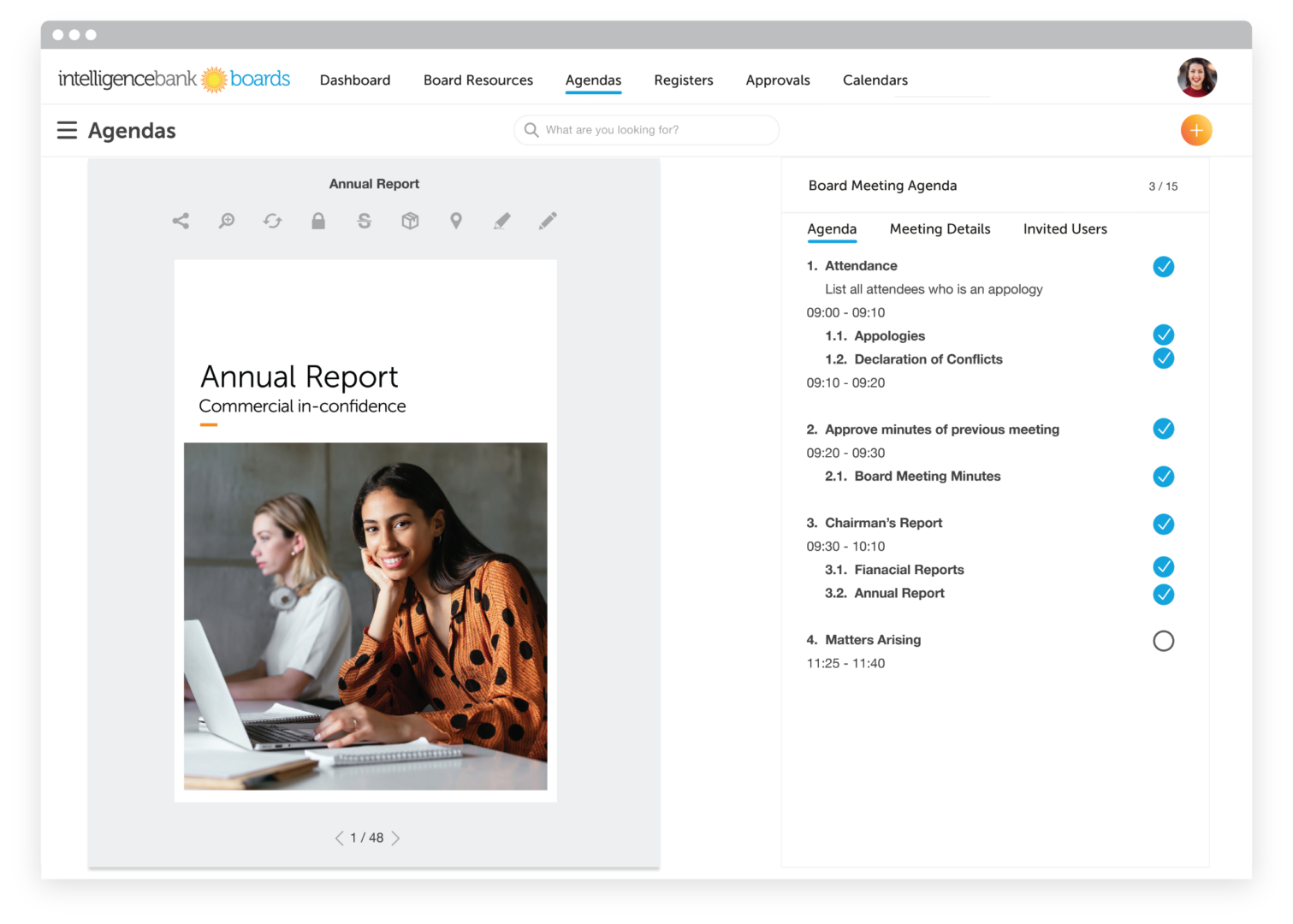 Boards Agenda Builder Browser