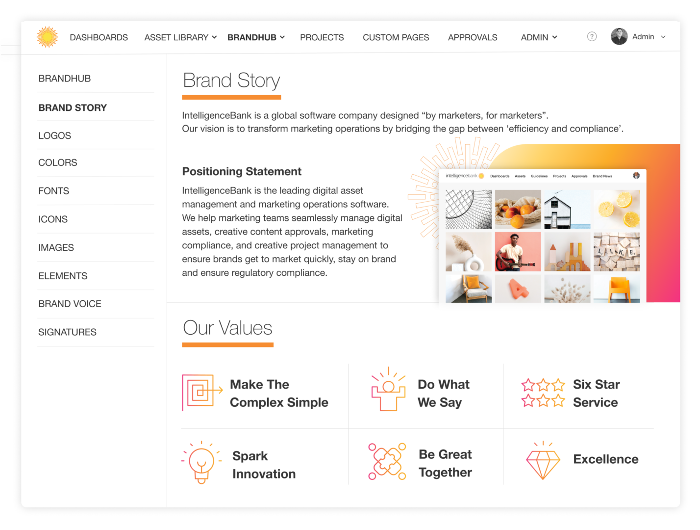 BrandHub Positioning Statement